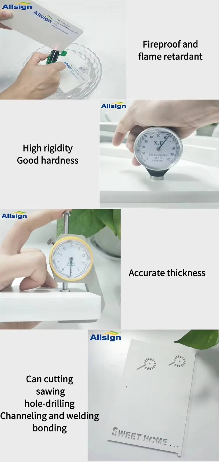 Lightweight Foam Board for Advertising Легкая пенопластовая доска для рекламы